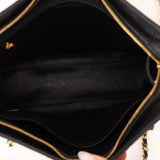 Vintage Chanel 1997 24K GP Caviar Chain Zip Mini Tote - FashioNica
