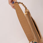 Vintage Chanel 2009 Caviar Timeless Beige Pochette - FashioNica