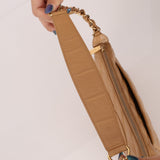Vintage Chanel 2009 Caviar Timeless Beige Pochette - FashioNica