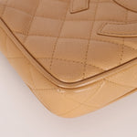 Vintage Chanel 2009 Caviar Timeless Beige Pochette - FashioNica