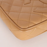 Vintage Chanel 2009 Caviar Timeless Beige Pochette - FashioNica