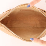 Vintage Chanel 2009 Caviar Timeless Beige Pochette - FashioNica