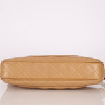 Vintage Chanel 2009 Caviar Timeless Beige Pochette - FashioNica