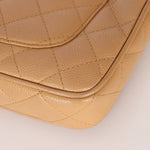 Vintage Chanel 2009 Caviar Timeless Beige Pochette - FashioNica