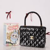 Vintage Chanel 24K GP Patent Kelly Top Handle - FashioNica