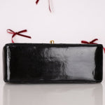 Vintage Chanel 24K GP Patent Kelly Top Handle - FashioNica