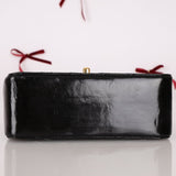 Vintage Chanel 24K GP Patent Kelly Top Handle - FashioNica