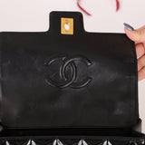 Vintage Chanel 24K GP Patent Kelly Top Handle - FashioNica