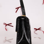 Vintage Chanel 24K GP Patent Kelly Top Handle - FashioNica