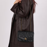Vintage Chanel Lambskin Small Diana - FashioNica