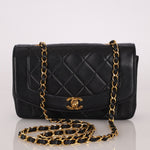Vintage Chanel Lambskin Small Diana - FashioNica