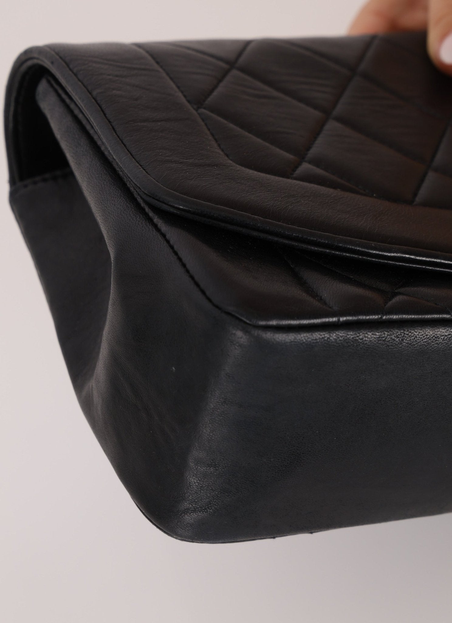 Vintage Chanel Lambskin Small Diana - FashioNica