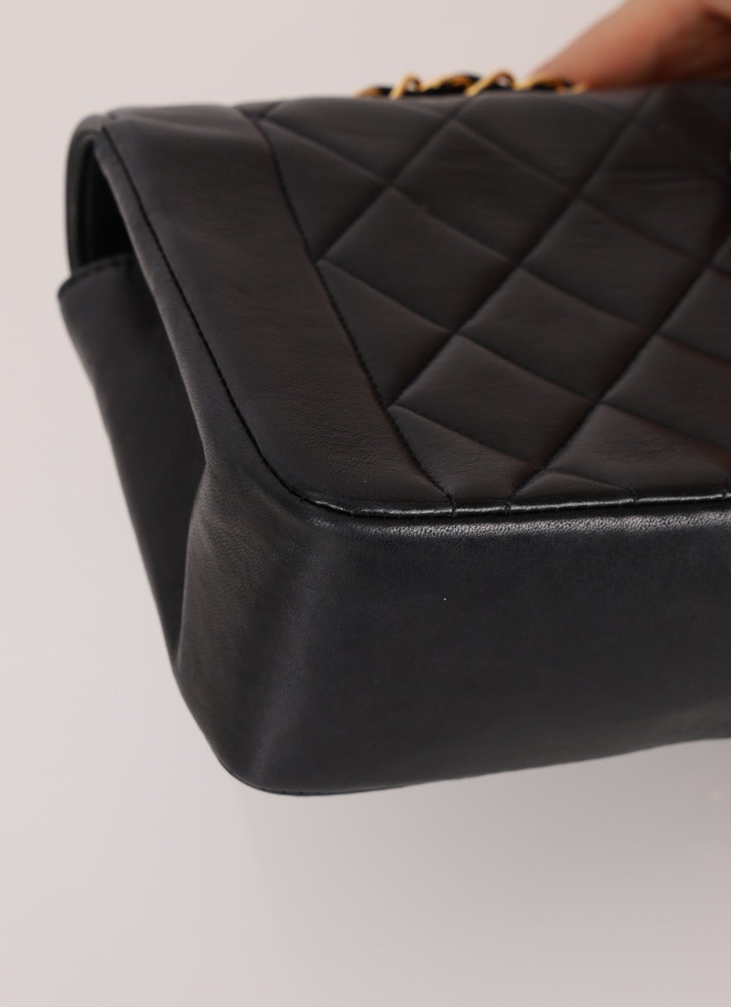 Vintage Chanel Lambskin Small Diana - FashioNica