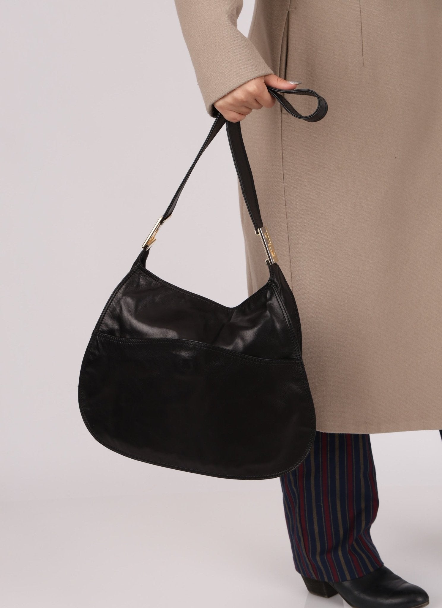 Vintage Fendi Crescent Hobo Bag - FashioNica