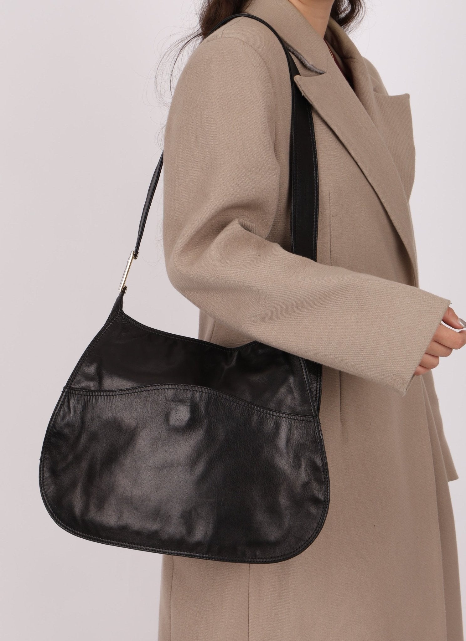 Vintage Fendi Crescent Hobo Bag - FashioNica