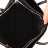 Vintage Fendi Leather Black Mini Tote - FashioNica