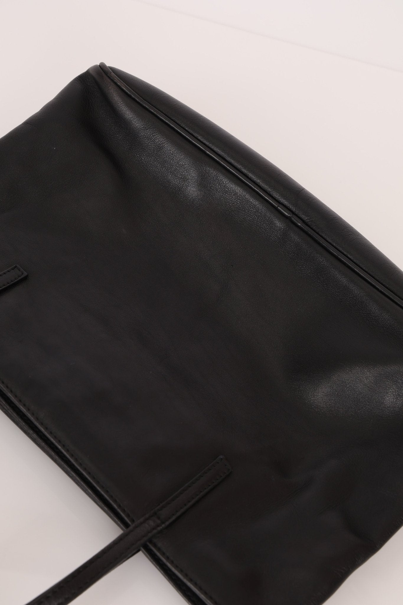 Vintage Fendi Leather Black Mini Tote - FashioNica