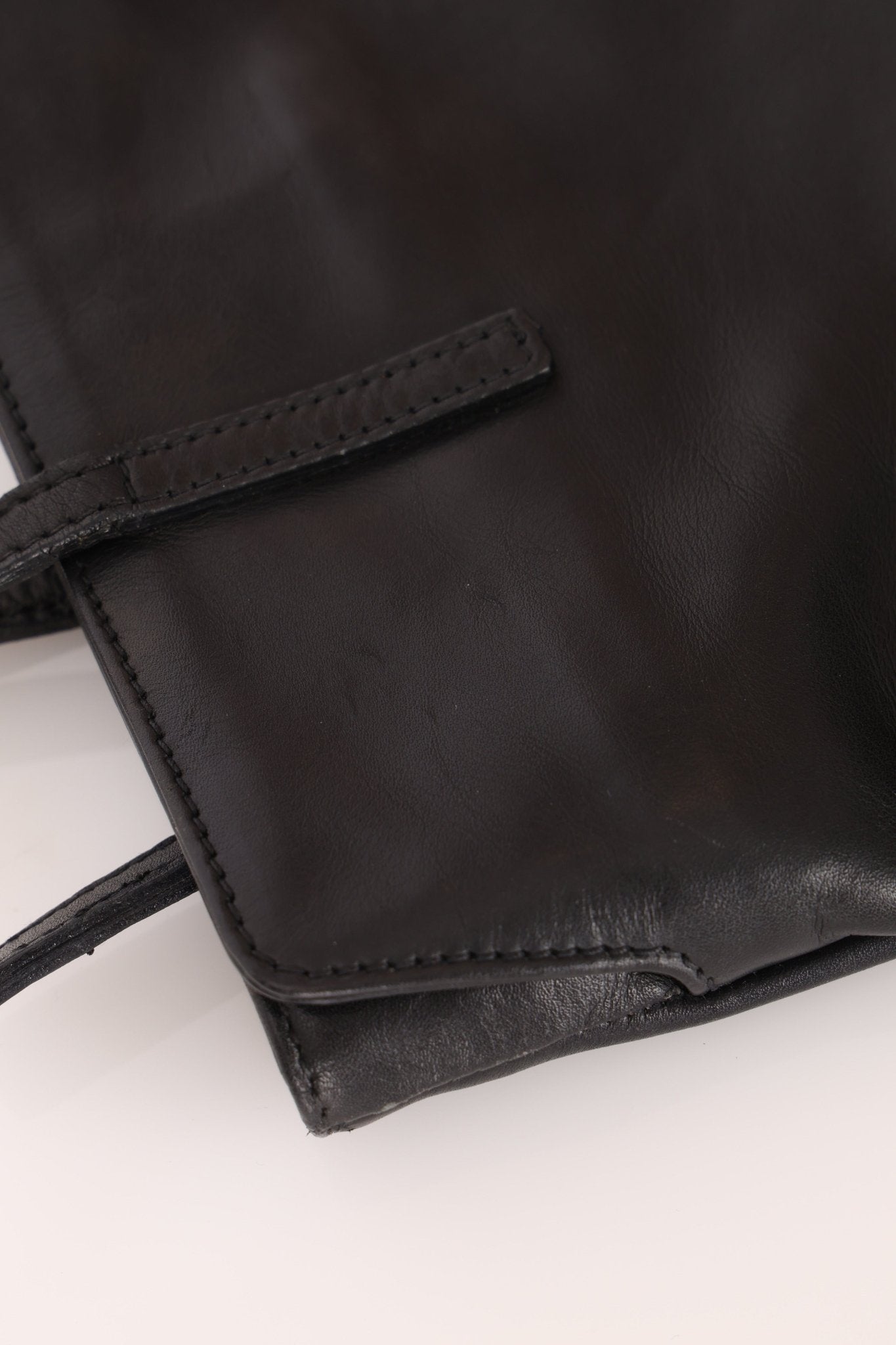 Vintage Fendi Leather Black Mini Tote - FashioNica