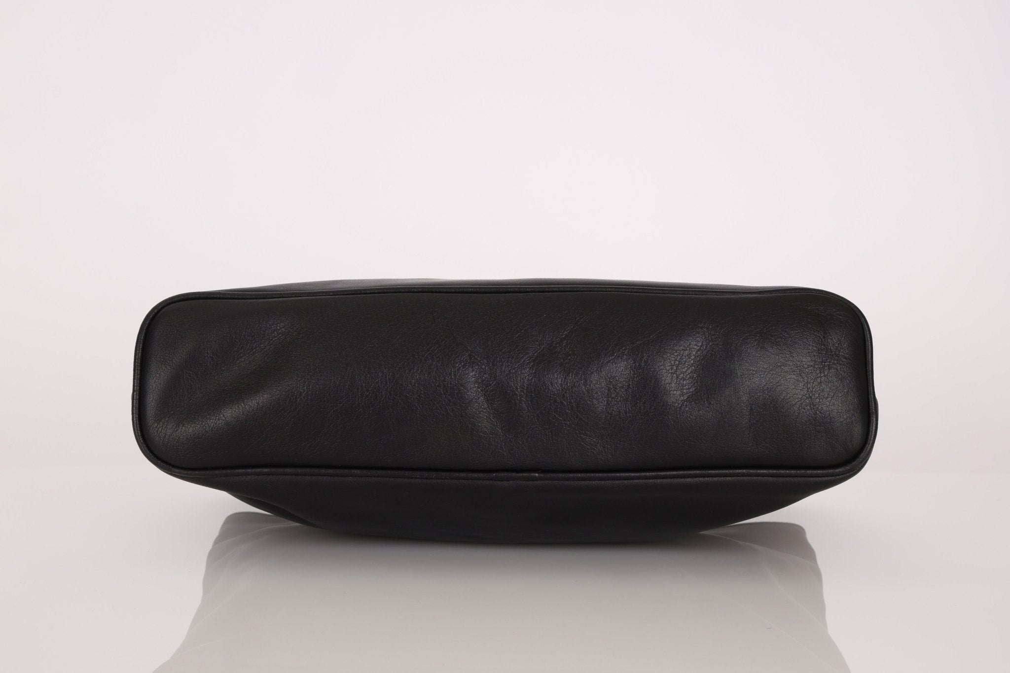 Vintage Fendi Leather Black Mini Tote - FashioNica