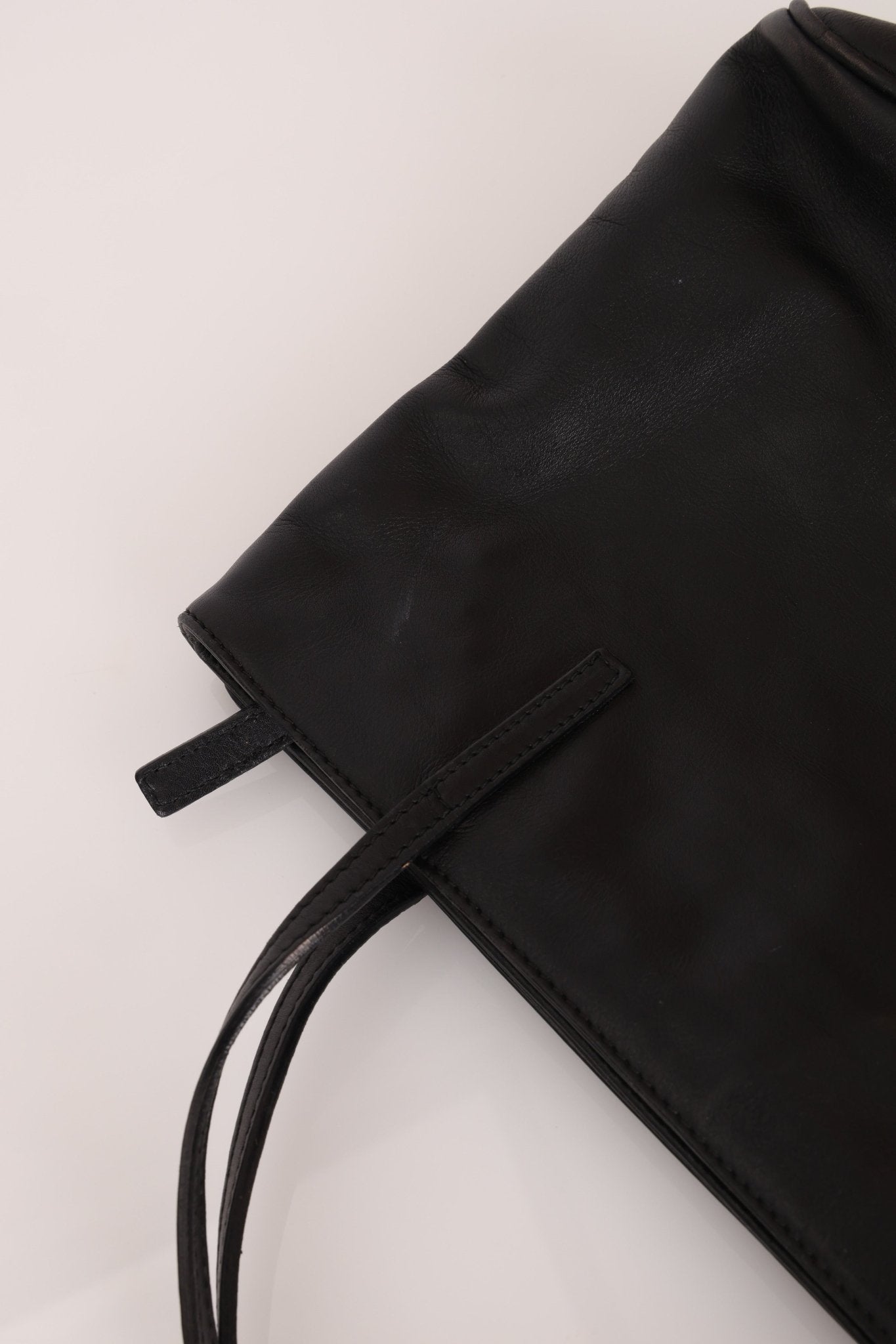 Vintage Fendi Leather Black Mini Tote - FashioNica