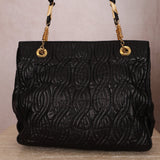 Vintage Fendi Leather Pasta Tote Bag - FashioNica