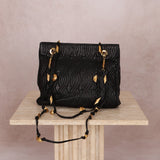 Vintage Fendi Leather Pasta Tote Bag - FashioNica