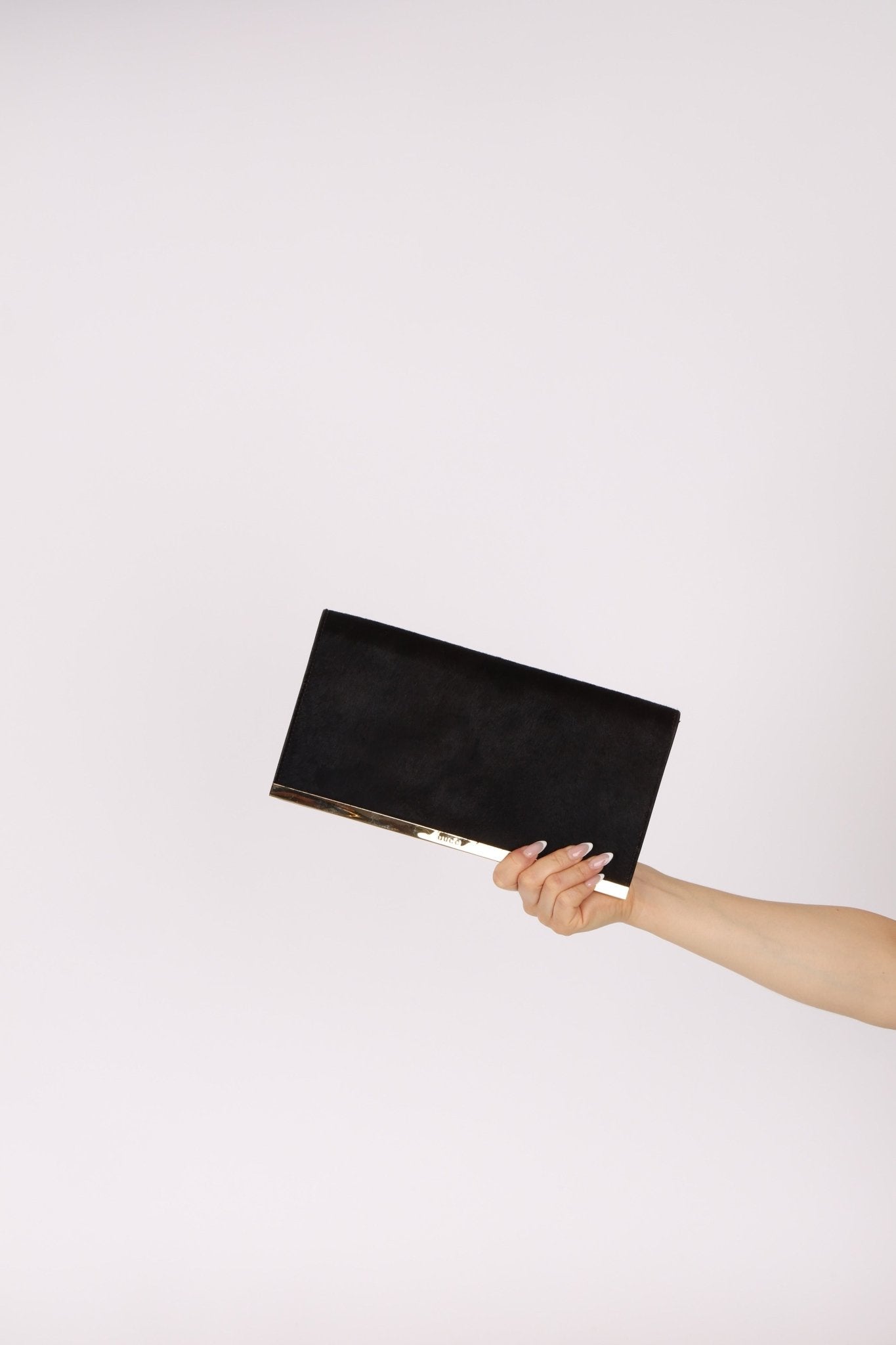 Vintage Gucci Ponyhair Frame Clutch - FashioNica