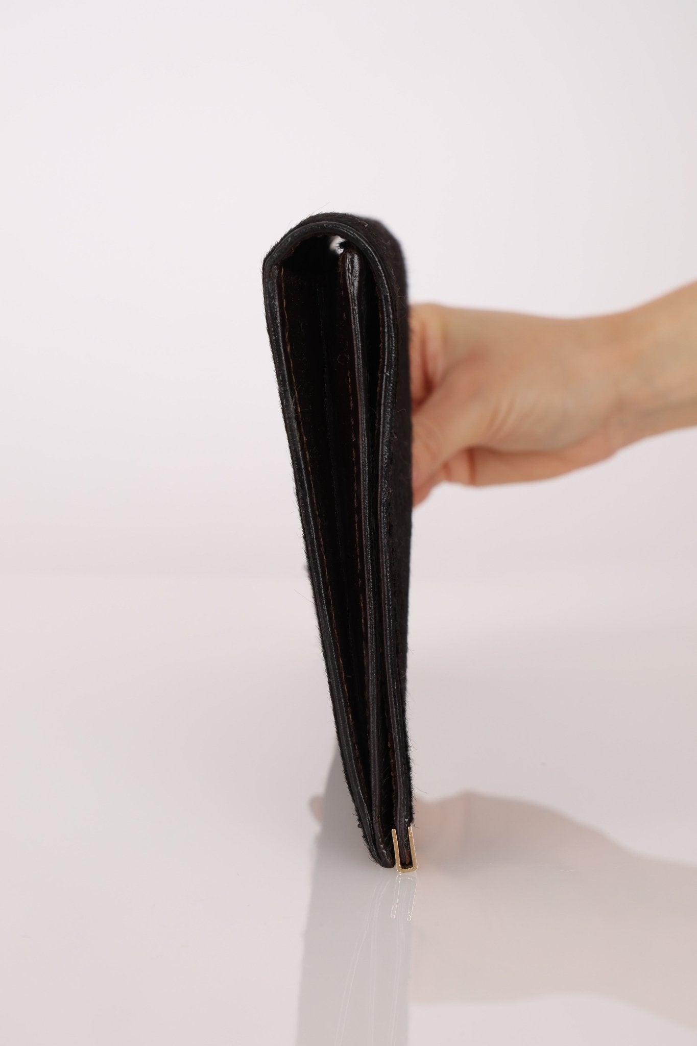Vintage Gucci Ponyhair Frame Clutch - FashioNica