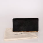 Vintage Gucci Ponyhair Frame Clutch - FashioNica