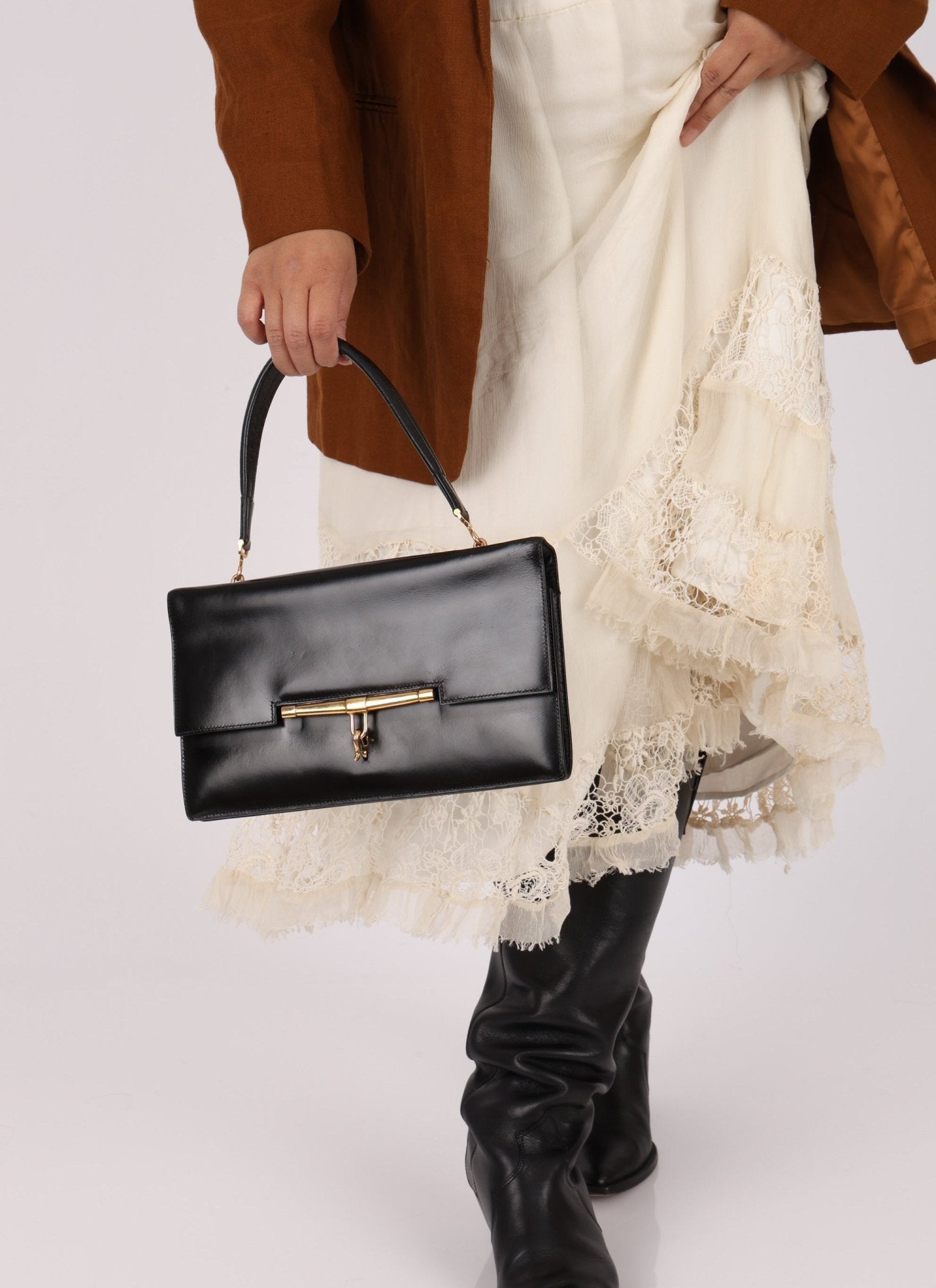 Vintage Hermès Boxcalf Palonnier - FashioNica