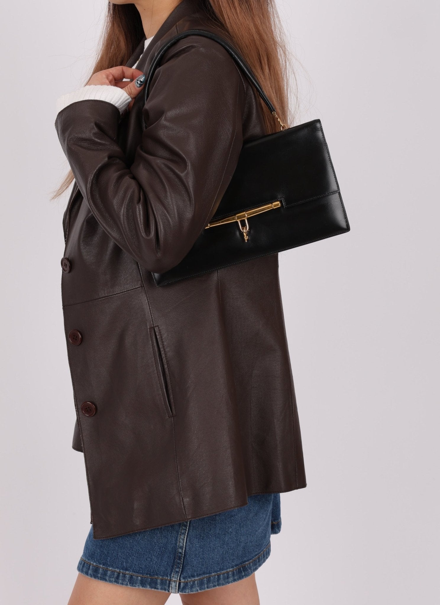 Vintage Hermès Boxcalf Palonnier - FashioNica