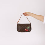 Vintage Limited Edition Louis Vuitton x Takashi Murakami Monogram Cerises Pochette - FashioNica