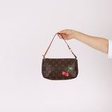 Vintage Limited Edition Louis Vuitton x Takashi Murakami Monogram Cerises Pochette - FashioNica