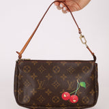 Vintage Limited Edition Louis Vuitton x Takashi Murakami Monogram Cerises Pochette - FashioNica