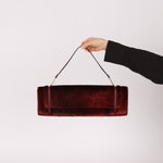 Vintage Loewe Bordeaux Ponyhair East West Bag - FashioNica