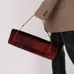 Vintage Loewe Bordeaux Ponyhair East West Bag - FashioNica