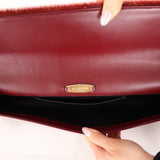 Vintage Loewe Bordeaux Ponyhair East West Bag - FashioNica