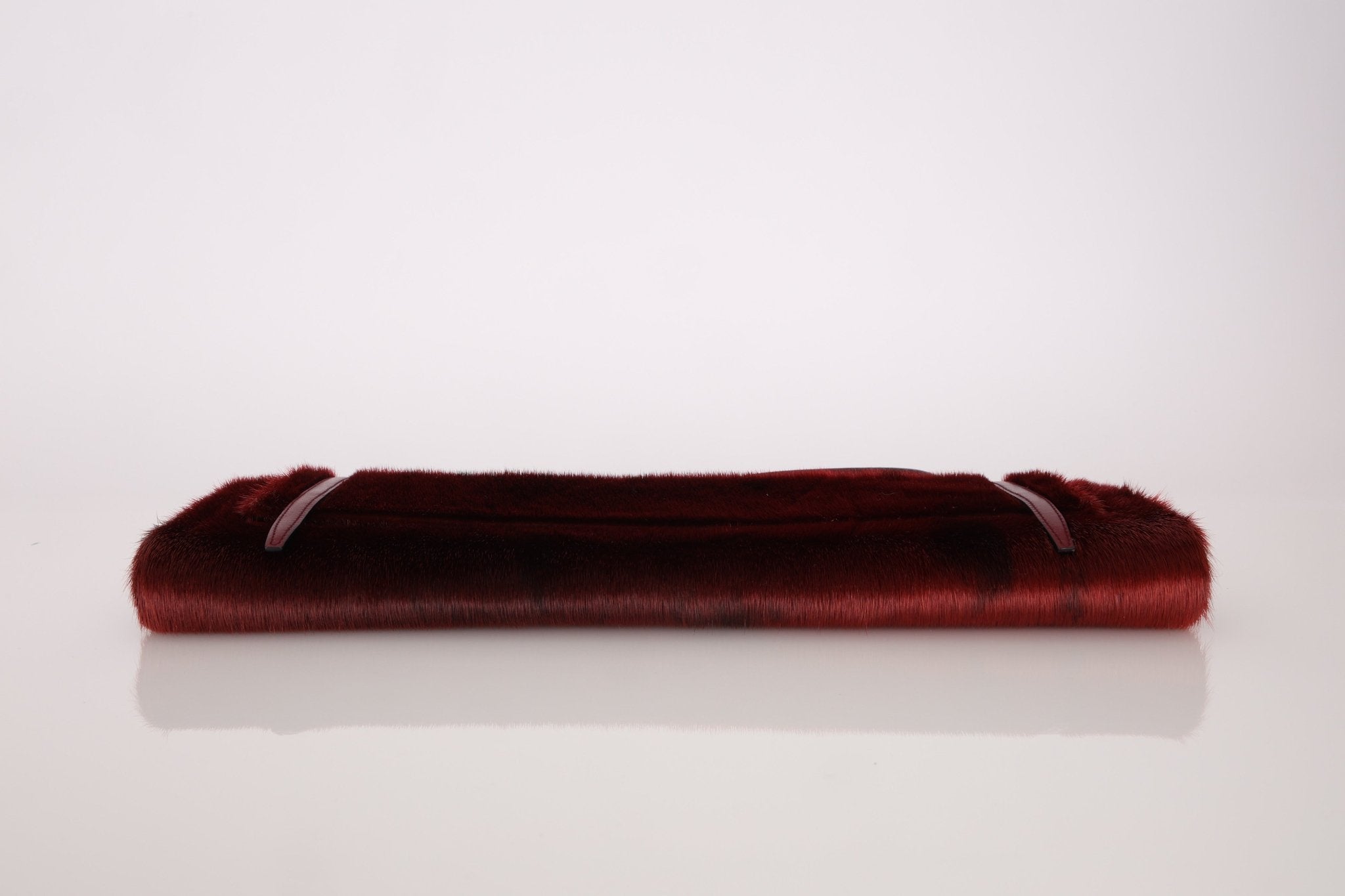 Vintage Loewe Bordeaux Ponyhair East West Bag - FashioNica