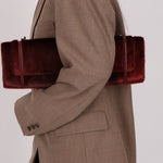 Vintage Loewe Bordeaux Ponyhair East West Bag - FashioNica