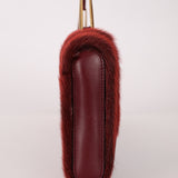 Vintage Loewe Bordeaux Ponyhair East West Bag - FashioNica