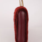 Vintage Loewe Bordeaux Ponyhair East West Bag - FashioNica