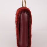 Vintage Loewe Bordeaux Ponyhair East West Bag - FashioNica