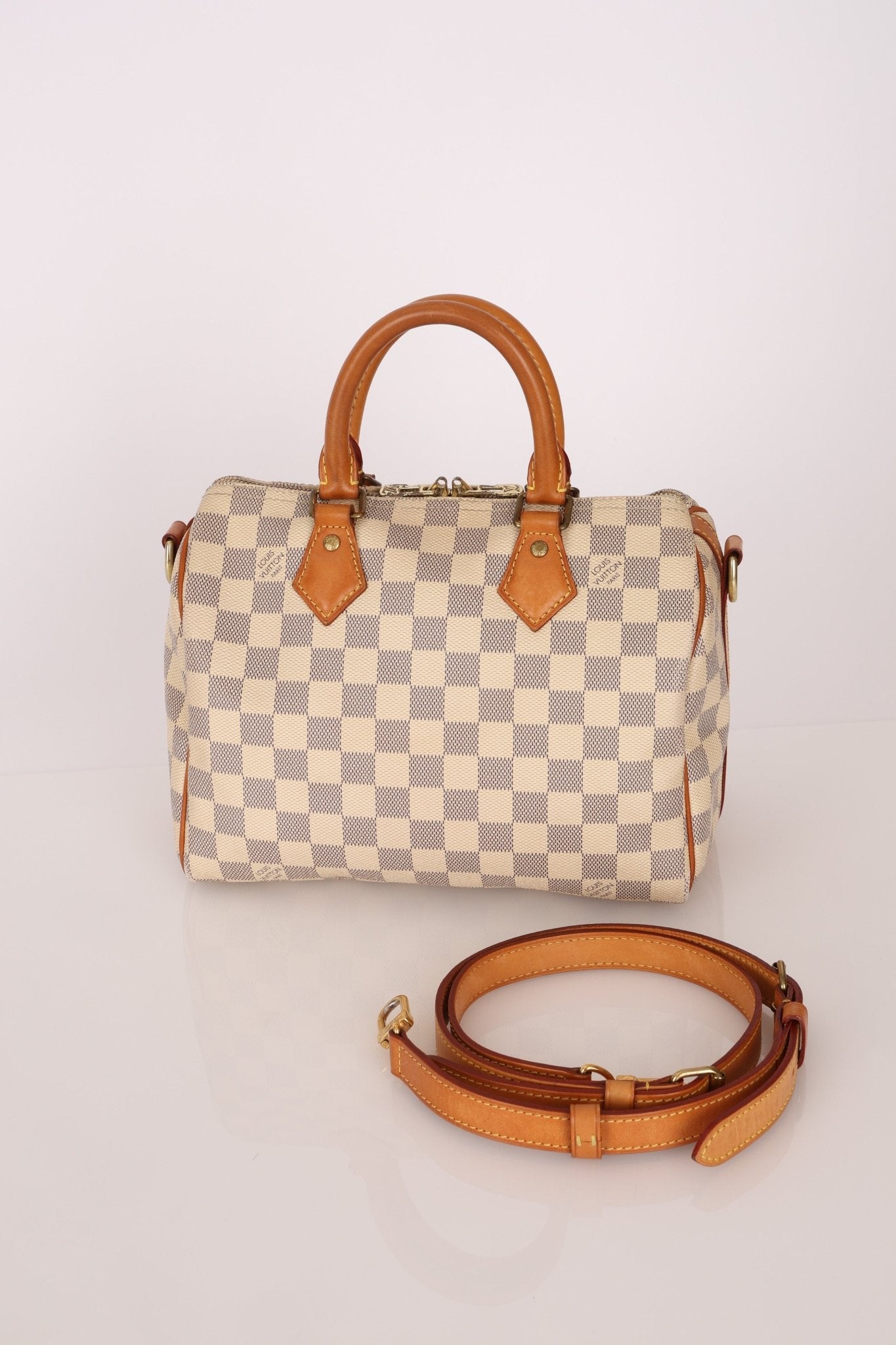 Vintage Louis Vuitton Azur Speedy Bandoliere 25 - FashioNica