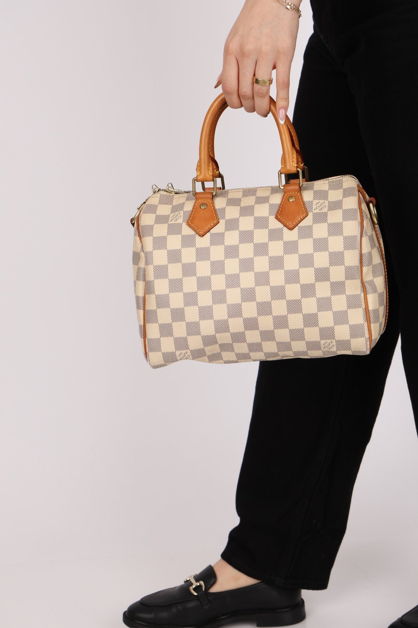 Vintage Louis Vuitton Azur Speedy Bandoliere 25 - FashioNica