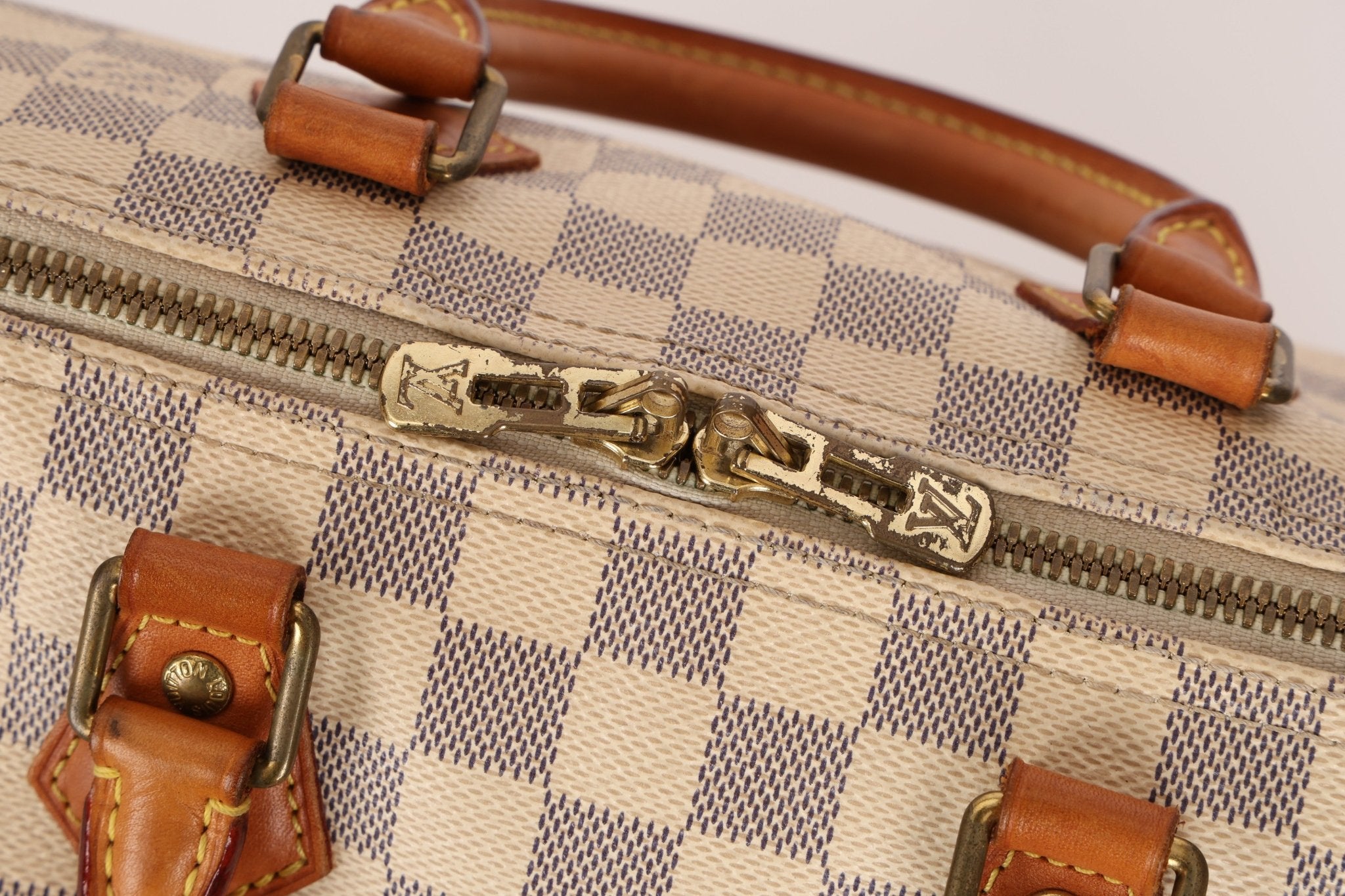 Vintage Louis Vuitton Azur Speedy Bandoliere 25 - FashioNica