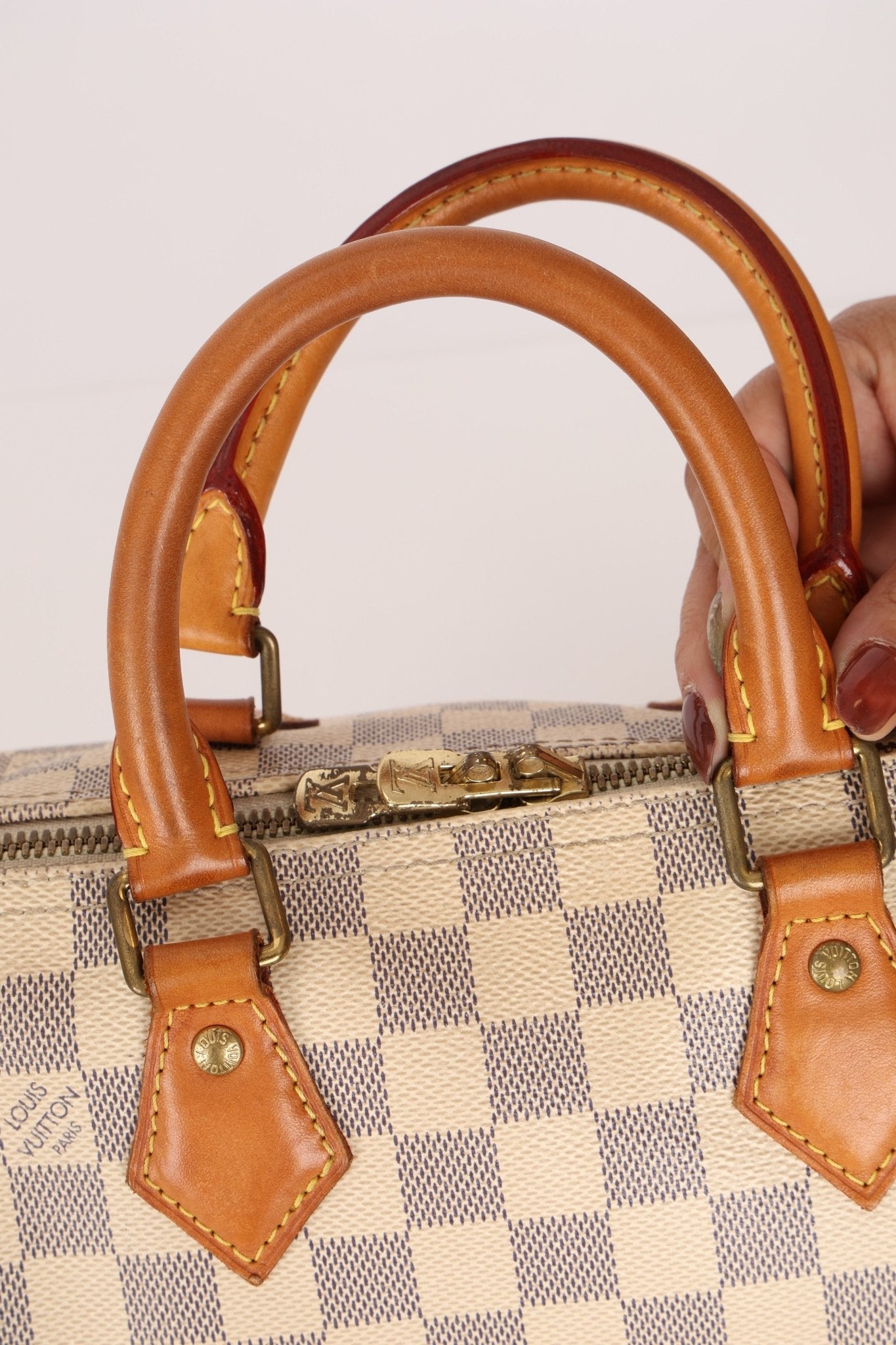 Vintage Louis Vuitton Azur Speedy Bandoliere 25 - FashioNica