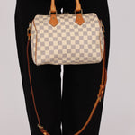 Vintage Louis Vuitton Azur Speedy Bandoliere 25 - FashioNica