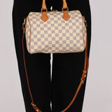 Vintage Louis Vuitton Azur Speedy Bandoliere 25 - FashioNica