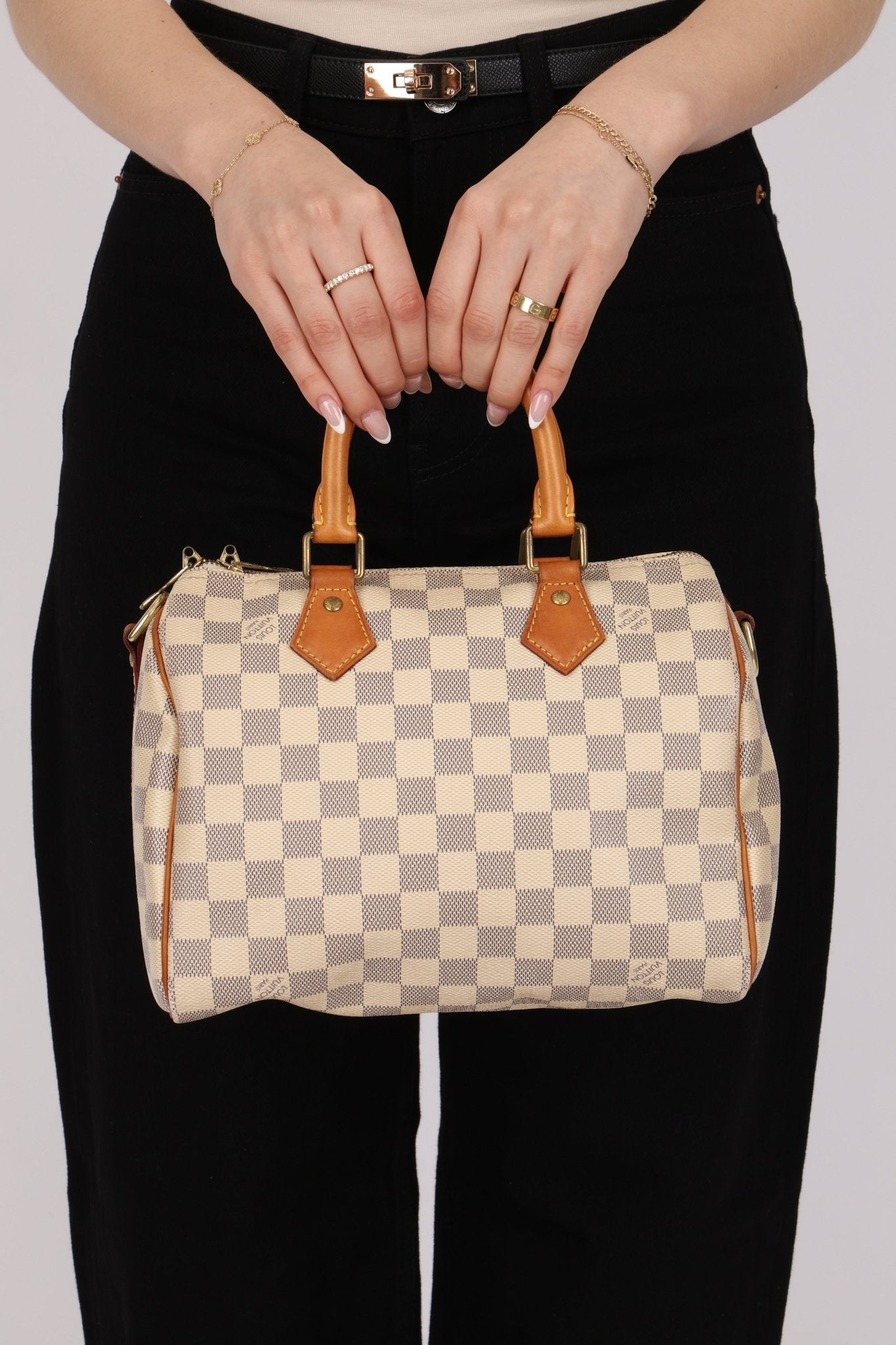 Vintage Louis Vuitton Azur Speedy Bandoliere 25 - FashioNica