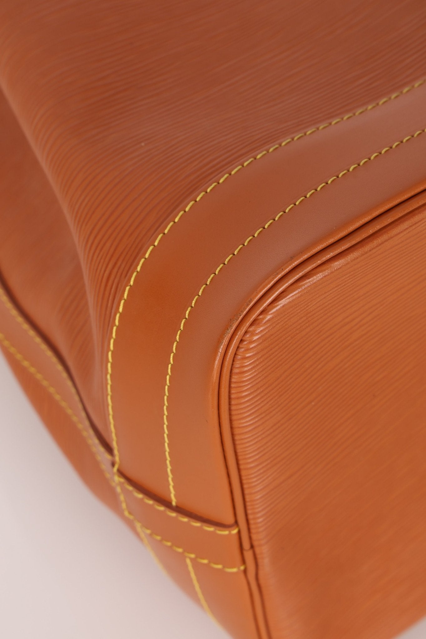 Vintage Louis Vuitton Cognac Epi Large Noe - FashioNica